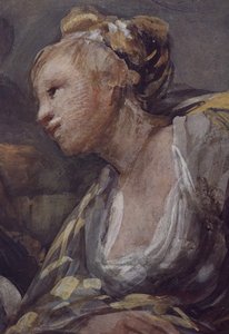 Scène uit de legende van de heilige Antonius van Padua